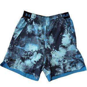 Under Armour UA Vanish Woven 6-Inch Blue Tie-Dye Men’s Shorts Size Medium